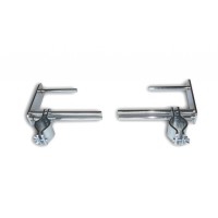 Paper roll holder adaptable to examination table in chromed steel Paper roll holder adaptable to examination table in chromed steel